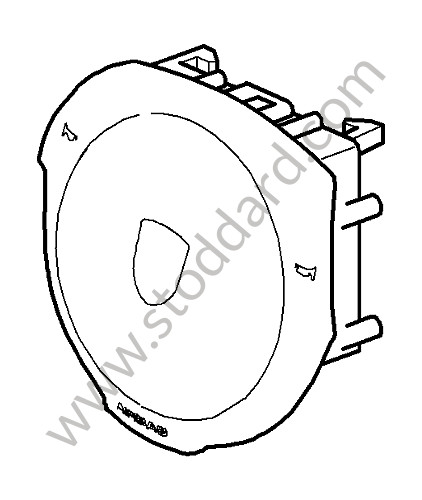 99780308927M24 - AIRBAG UNIT for Porsche 997 05-08 &bull; 2008 &bull; 997 C2S &bull; Coupe &bull; Manual Gearbox, 6 Speed