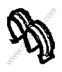 CABLE HOLDER OPTION: LUGGAGE COMPRTEMENT COOLING SYSTEM  (Option code: I575)