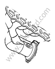 EXHAUST MANIFOLD CYLINDERS 1 TO 4