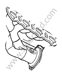 EXHAUST MANIFOLD CYLINDERS 1 TO 4 (94811112900)