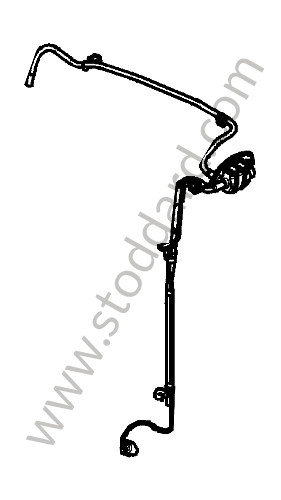 95511116010 - VACUUM LINE for Porsche Cayenne 957 07-10 &bull; 2010 &bull; Cayenne Gts &bull; Manual Gearbox, 6 Speed