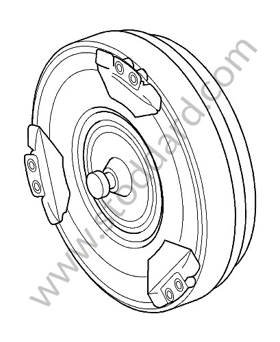 95531600103 - TORQUE CONVERTER for Porsche Cayenne 957 07-10 &bull; 2007 &bull; Cayenne S V8 &bull; Automatic Gearbox