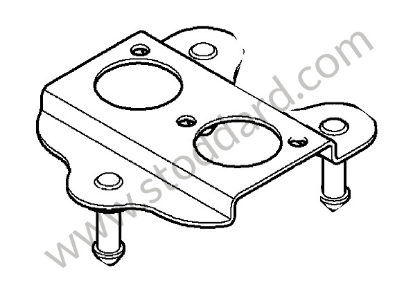 95535523300 - SUPPORT for Porsche Cayenne 957 07-10 &bull; 2008 &bull; Cayenne V6 &bull; Manual Gearbox, 6 Speed