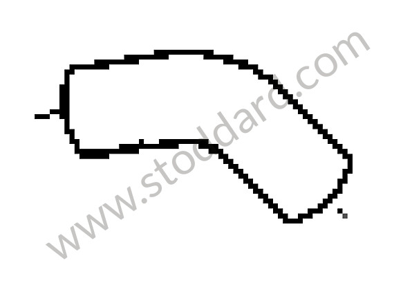 95557258503 - HEATER HOSE for Porsche Cayenne 955 03-06 &bull; 2006 &bull; Cayenne S V8 &bull; Automatic Gearbox