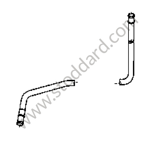 95557292500 - HOT AIR DUCT for Porsche Cayenne 955 03-06 &bull; 2006 &bull; Cayenne S V8 &bull; Automatic Gearbox