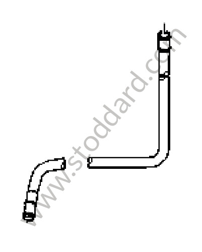 95557292630 - HOT AIR DUCT for Porsche Cayenne 955 03-06 &bull; 2006 &bull; Cayenne Turbo &bull; Automatic Gearbox