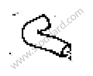 HEATER HOSE Left-hand drive / OPTION: AUXILIARY HEATER WITH INTEGRATED TIMER (Option code: I7VE), OPTION: 4 ZONE AIR CONDITIONING SYSTEM (Option code: I9AH)