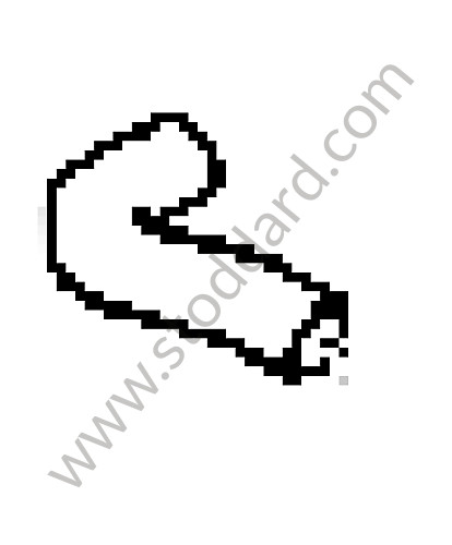 95557298200 - HEATER HOSE for Porsche Cayenne 955 03-06 &bull; 2003 &bull; Cayenne V6 &bull; Automatic Gearbox