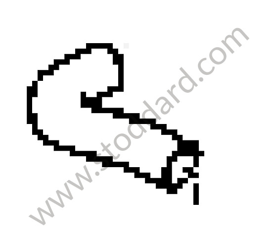 95557298200 - HEATER HOSE for Porsche Cayenne 955 03-06 &bull; 2004 &bull; Cayenne V6 &bull; Automatic Gearbox