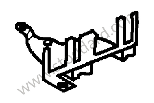 95560611430 - SUPPORT for Porsche Cayenne 957 07-10 &bull; 2007 &bull; Cayenne V6 &bull; Automatic Gearbox