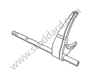 GEAR SHIFT ROD FIFTH AND SIXTH GEAR (98630301500)