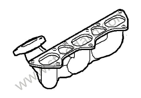 99611110176 - EXHAUST MANIFOLD for Porsche 997 Turbo 10-13 &bull; 2011 &bull; 997 Gt2 Rs &bull; Coupe &bull; Manual Gearbox, 6 Speed