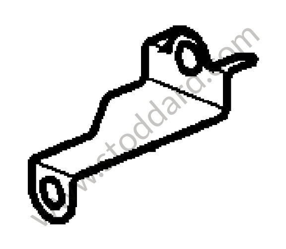99710442570 - SUPPORT for Porsche 997 Turbo 07-09 &bull; 2007 &bull; 997 Turbo &bull; Coupe &bull; Automatic Gearbox