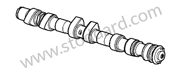 99710521774 - CAMSHAFT for Porsche 997 Turbo 07-09 &bull; 2008 &bull; 997 Turbo &bull; Cabrio &bull; Automatic Gearbox