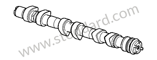 99710521873 - CAMSHAFT for Porsche 997 Turbo 07-09 &bull; 2009 &bull; 997 Turbo &bull; Cabrio &bull; Automatic Gearbox