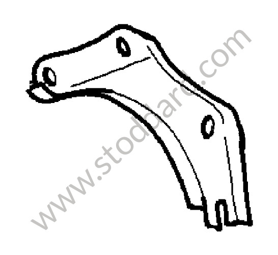 99710730171 - SUPPORT for Porsche 997 Turbo 07-09 &bull; 2007 &bull; 997 Turbo &bull; Coupe &bull; Automatic Gearbox