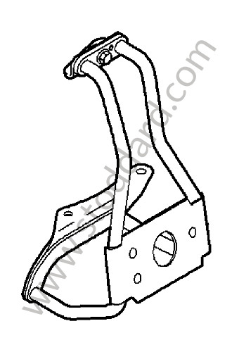 99711124890 - SUPPORT for Porsche 997 Gt3 / Gt3-2 &bull; 2007 &bull; 997 Gt3 Rs 3.6 &bull; Coupe &bull; Manual Gearbox, 6 Speed