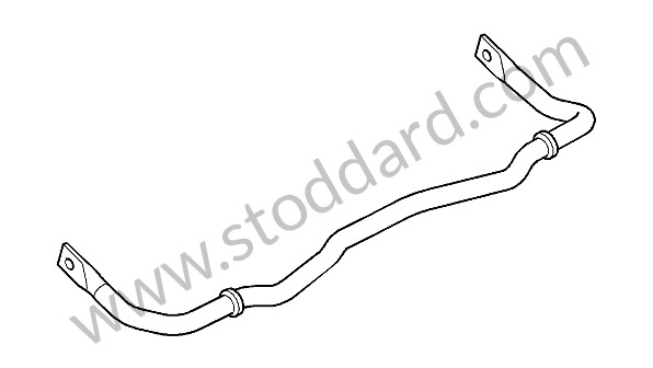 99733370121 - STABILISER for Porsche 997 05-08 &bull; 2007 &bull; 997 C4 &bull; Targa &bull; Automatic Gearbox