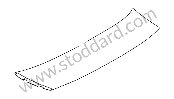 99751226592 - SPOILER PRIME COATED for Porsche 997 Gt3 / Gt3-2 &bull; 2007 &bull; 997 Gt3 3.6 &bull; Coupe &bull; Manual Gearbox, 6 Speed