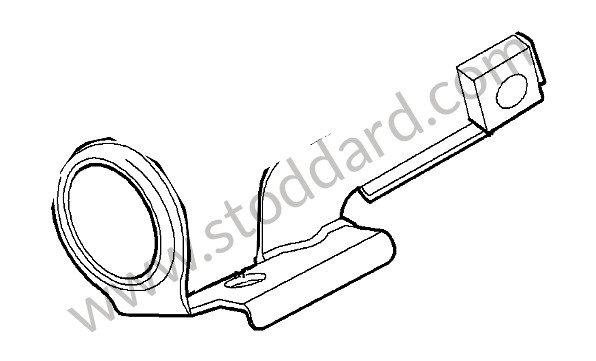 99757323103 - SUPPORT for Porsche 997 Turbo 10-13 &bull; 2011 &bull; 997 Turbo S &bull; Cabrio &bull; Pdk Gearbox