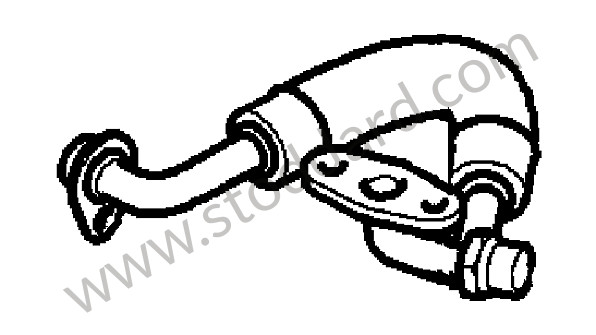 94810708953 - OIL PIPE for Porsche Cayenne 957 07-10 &bull; 2009 &bull; Turbo E81 &bull; Automatic Gearbox