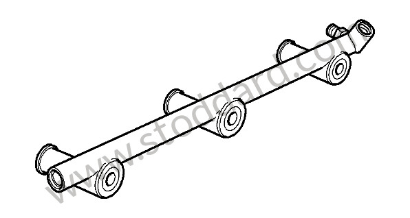 95511011510 - FUEL COLLECTION PIPE for Porsche Cayenne 957 07-10 &bull; 2007 &bull; Cayenne V6 &bull; Automatic Gearbox