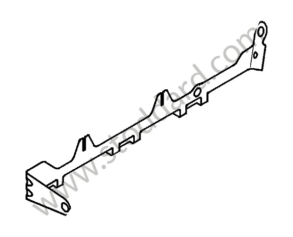 95511022810 - SUPPORT for Porsche Cayenne 957 07-10 &bull; 2007 &bull; Cayenne V6 &bull; Automatic Gearbox