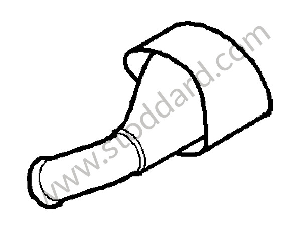 95511125171 - TAIL PIPE for Porsche Cayenne 957 07-10 &bull; 2007 &bull; Cayenne V6 &bull; Automatic Gearbox