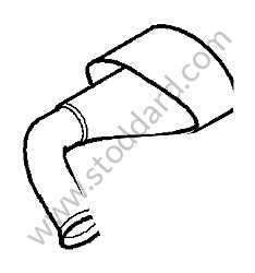 TAIL PIPE RIGHT / OPTION: SPORT TAILPIPE OF POLISHED STAINLESS STEEL 4 PIPE LOOK (Option code: I0P3) (95511125271)