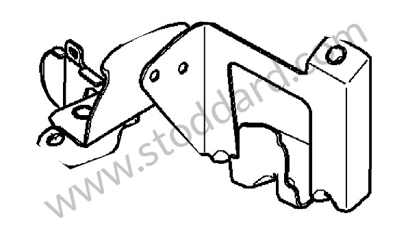 95531421020 - SUPPORT for Porsche Cayenne 957 07-10 &bull; 2010 &bull; Turbo E81 &bull; Automatic Gearbox