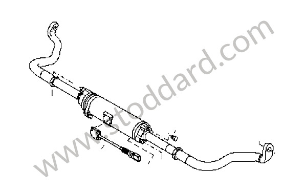 95534370201 - STABILISER for Porsche Cayenne 955 03-06 &bull; 2003 &bull; Cayenne S V8 &bull; Manual Gearbox, 6 Speed