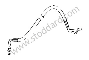 PRESSURE LINE Left-hand drive / OPTION: FRONT AND REAR ANTI ROLL BARS WITH ACTIVE BODY CONTROL PDCC (Option code: I0AW)