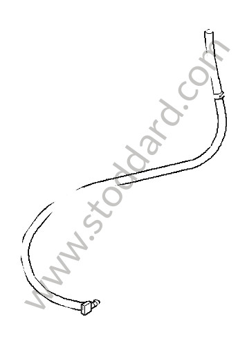 95534904702 - VENT LINE for Porsche Cayenne 957 07-10 &bull; 2010 &bull; Cayenne V6 &bull; Manual Gearbox, 6 Speed
