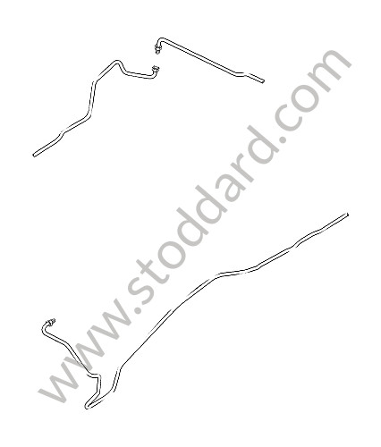 95535517720 - BRAKE LINE for Porsche Cayenne 957 07-10 &bull; 2007 &bull; Cayenne V6 &bull; Automatic Gearbox