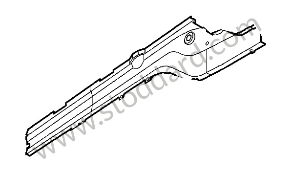 95550199104GRV - SIDE MEMBER for Porsche Cayenne 957 07-10 &bull; 2009 &bull; Cayenne Diesel &bull; Automatic Gearbox