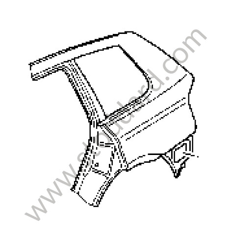 95550394301GRV - SIDE SECTION for Porsche Cayenne 955 03-06 &bull; 2003 &bull; Cayenne V6 &bull; Manual Gearbox, 6 Speed