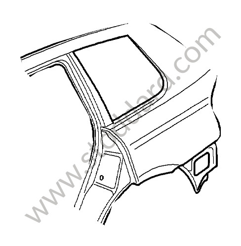95550394301GRV - SIDE SECTION for Porsche Cayenne 957 07-10 &bull; 2007 &bull; Cayenne V6 &bull; Automatic Gearbox