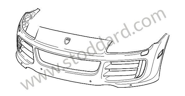 95550531112G2X - LINING for Porsche Cayenne 957 07-10 &bull; 2010 &bull; Cayenne S V8 &bull; Manual Gearbox, 6 Speed