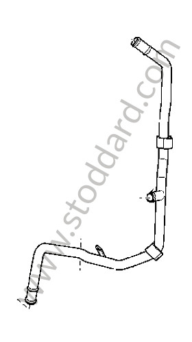 95557269301 - HOT AIR DUCT for Porsche Cayenne 955 03-06 &bull; 2004 &bull; Cayenne S V8 &bull; Automatic Gearbox