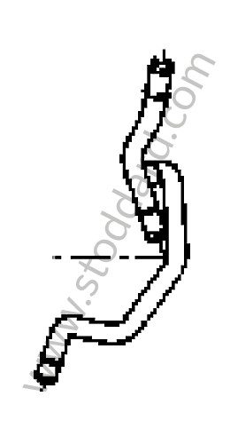 95557269501 - HOT AIR DUCT for Porsche Cayenne 955 03-06 &bull; 2004 &bull; Cayenne Turbo &bull; Automatic Gearbox