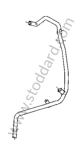 95557292506 - HOT AIR DUCT for Porsche Cayenne 955 03-06 &bull; 2006 &bull; Cayenne V6 &bull; Automatic Gearbox