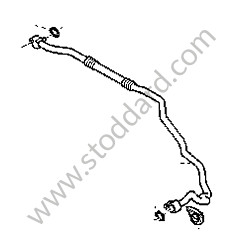 INTAKE PIPE Left-hand drive / From the serial number 9P6LA 46255, OPTION: AIR CONDITIONING SYSTEM MECHANICAL CONTROL (Option code: I9AB), OPTION: CLIMATRONIC FREE OF CFCS (Option code: I9AD), OPTION: 4 ZONE AIR CONDITIONING SYSTEM (Option code: I9AH) (95557309502)