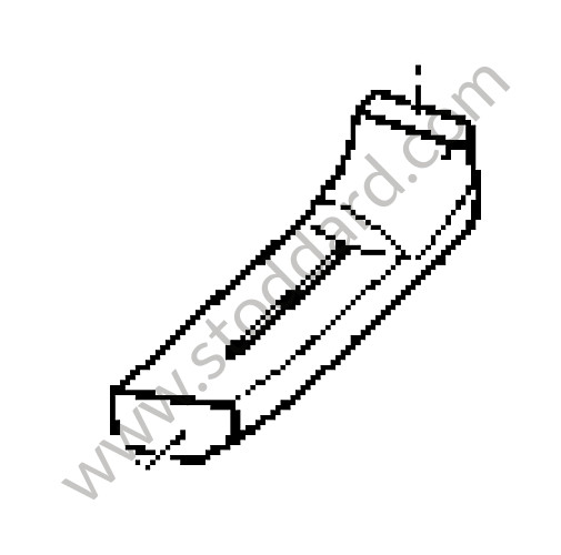 95557332101 - AIR DUCT for Porsche Cayenne 955 03-06 &bull; 2003 &bull; Cayenne Turbo &bull; Automatic Gearbox