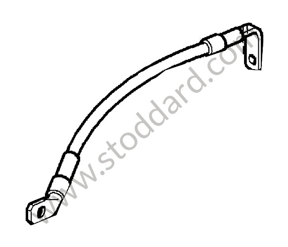 95561119600 - GROUND STRAP for Porsche Cayenne 957 07-10 &bull; 2010 &bull; Cayenne V6 &bull; Manual Gearbox, 6 Speed
