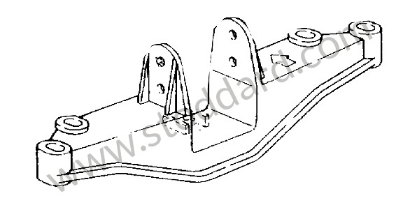 98737530902 - ENGINE CARRIER for Porsche Boxster 987 05-08 &bull; 2005 &bull; Boxster 2.7 &bull; Cabrio &bull; Manual Gearbox, 5 Speed