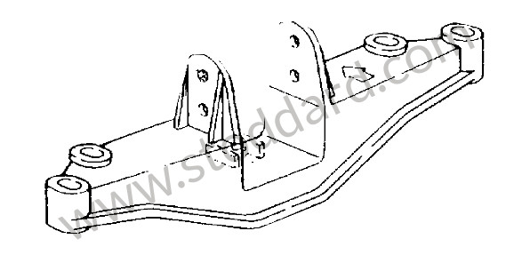 98737530902 - ENGINE CARRIER for Porsche Cayman 987C 06-08 &bull; 2007 &bull; Cayman 2.7 &bull; Automatic Gearbox
