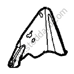 CONNECTING PIECE REAR RIGHT (99650265401GRV)