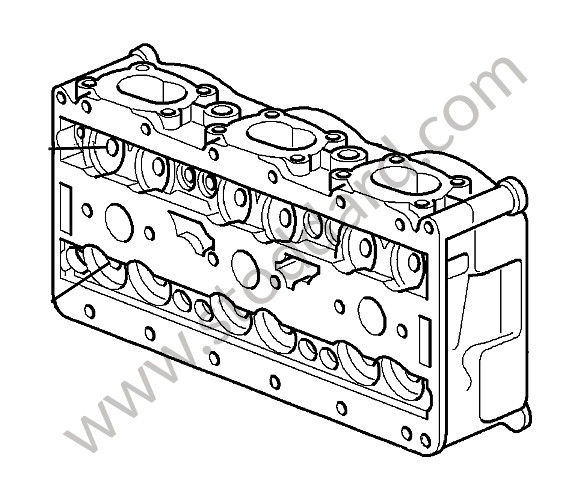 99710400172 - CYLINDER HEAD for Porsche 997 Turbo 07-09 &bull; 2008 &bull; 997 Turbo &bull; Coupe &bull; Automatic Gearbox