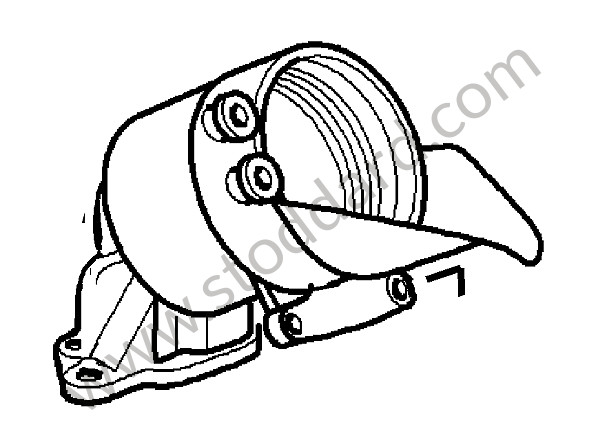 99710702072 - HOUSING for Porsche 997 Turbo 10-13 &bull; 2011 &bull; 997 Gt2 Rs &bull; Coupe &bull; Manual Gearbox, 6 Speed