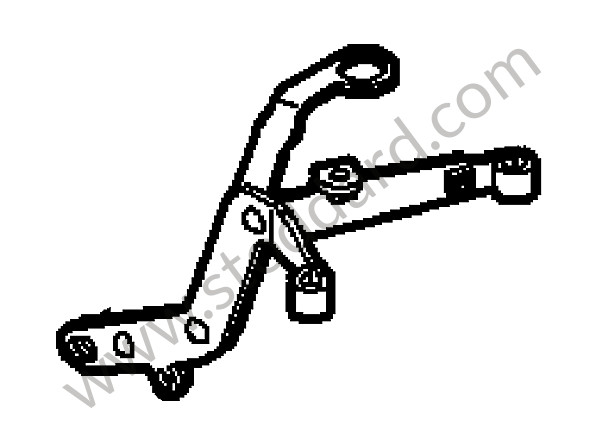 99711102370 - BRACKET for Porsche 997 Turbo 10-13 &bull; 2012 &bull; 997 Turbo S &bull; Cabrio &bull; Pdk Gearbox